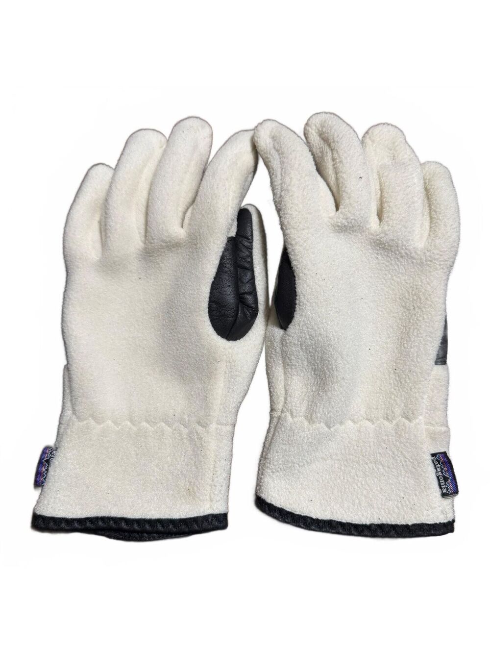Patagonia Unisex Retro Pile Fleece Gloves Cream Winter Fall Gorpcore